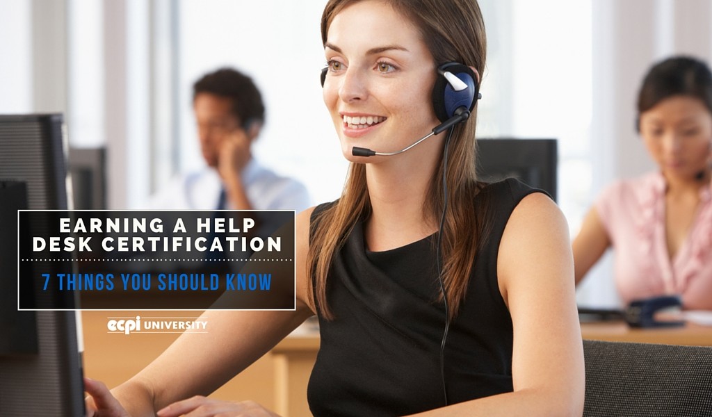 Earning a Help Desk Certification